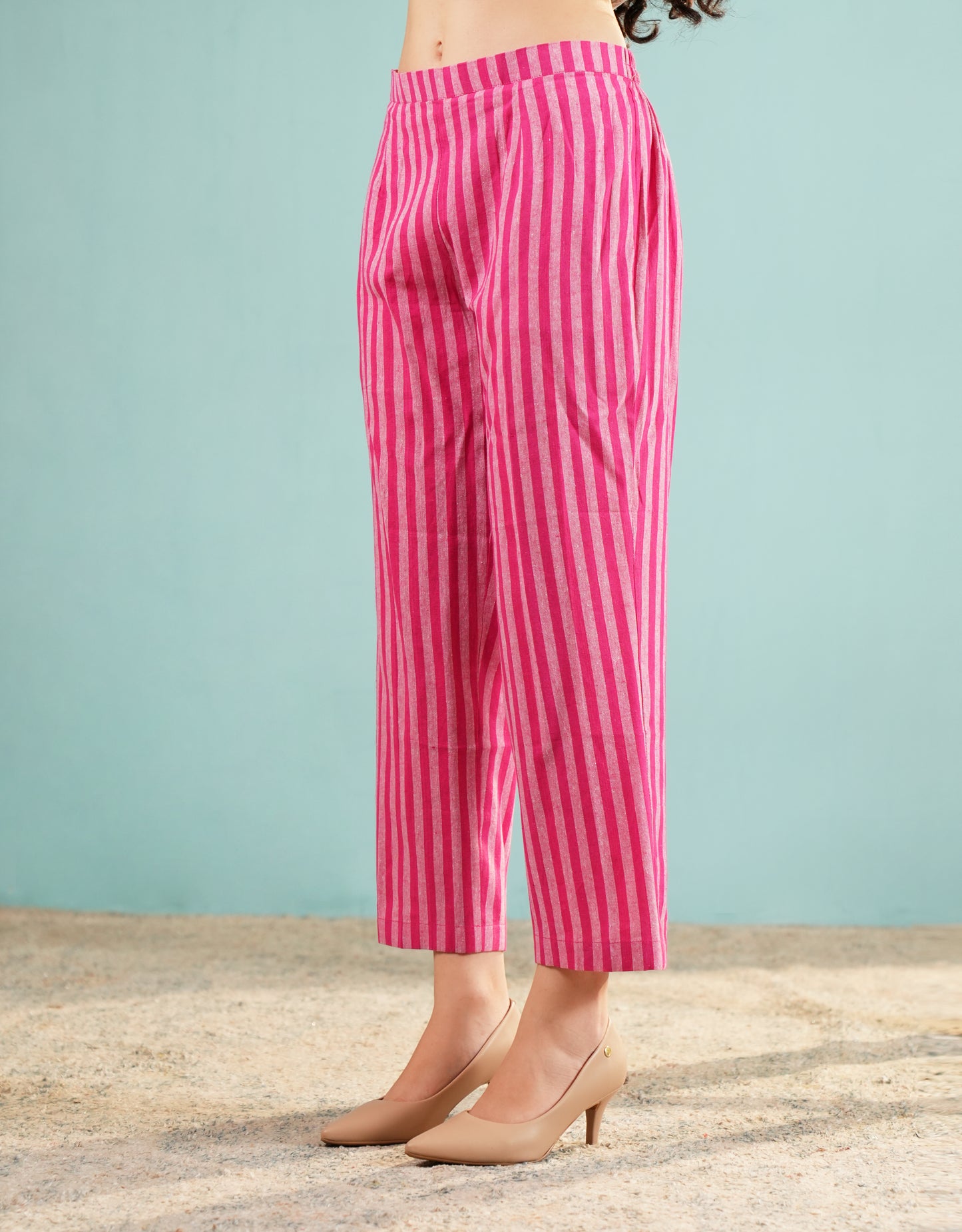 Rose Quartz Textured Tunic Set