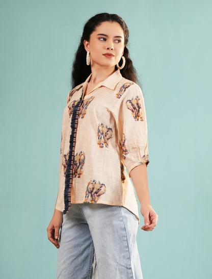 The Heritage Tunic in Spiced Ivory