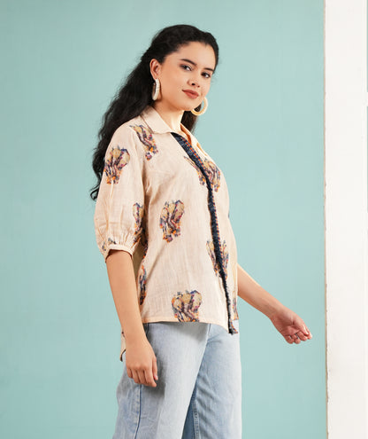 The Heritage Tunic in Spiced Ivory